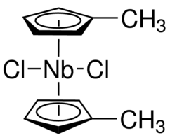Bis(methylcyclopentadienyl)niobium(IV) dichloride Chemical Structure